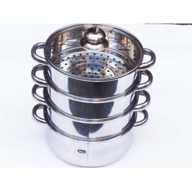 Cabilock Cestello Per Cottura A Vapore In Acciaio Inox 304 - Piccolo, Con Maniglie