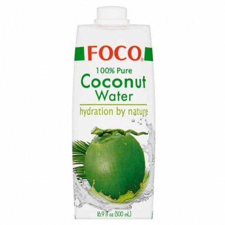 Acqua di Cocco 100% 500 ml, Foco Thailandia