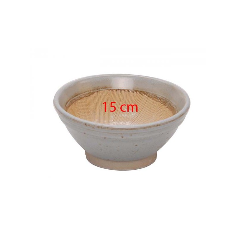 Suribachi - Mortaio e pestello giapponese, set di pestello in legno e  mortaio per schiacciare semi di sesamo, aglio ed erbe aromatiche :  : Casa e cucina