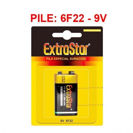 Batterie Pile ExtraStar 9V 6F22