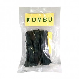 Alga Kombu laminaria essicata 30 g - Hayashiya nori ten, inc 
Nella confezione contiene circa 9-10 stecche piatte di kombu 

Ide