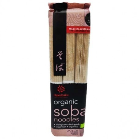 Soba Noodles Biologici 270g, Hakubaku
