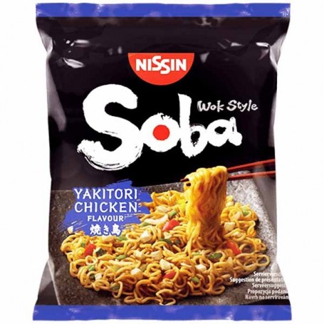 Soba al Yakitori di Pollo 110g, Nissin
