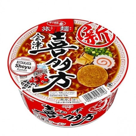 Cup Ramen di Kitakata al Shouyu - 72g, Sanyo
