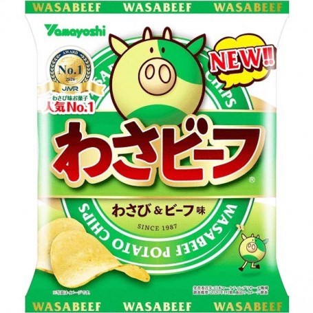 Patatine al Wasabi e Manzo 50g, Yamayoshi