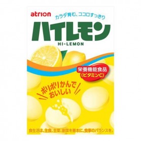  Atrion Caramelle Compresse al Limone, 27g

Ingredienti: zucchero (prodotto in Giappone), glucosio, succo di limone concentrato,