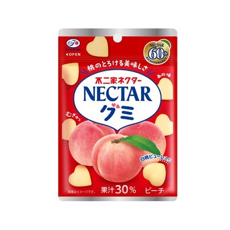 Caramelle Gommose alla Pesca Nectar 48g, Fujiya