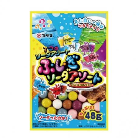 Coris Wonder Soda Caramelle Morbide Assortite, 48g