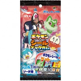 Gomma da masticare al gusto Soda + Sticker di Pokemon 3.5g, Coris