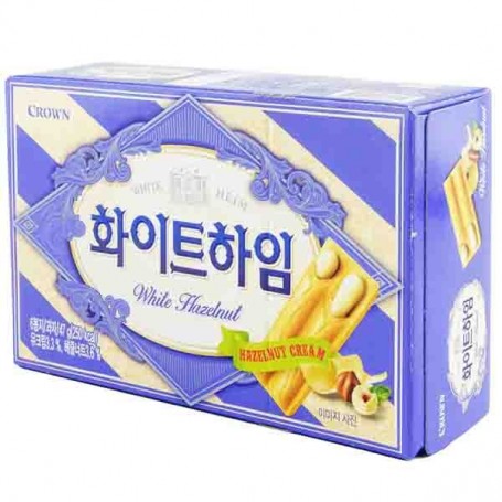 Waffer al Cioccolato Bianco e Nocciola 47g,
