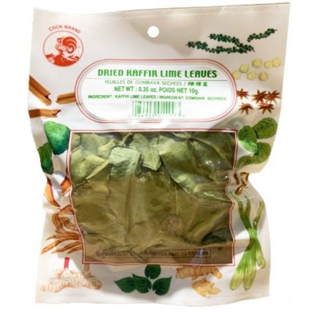 Foglie di Kaffir Lime Essiccate 10g, Cock