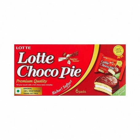 Choco pie farcito con marshmallow, 6 pezzi, Lotte