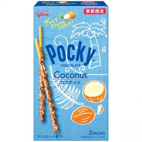 Pocky al gusto Noce di Cocco 44.2g(2 Pacchetti), Glico