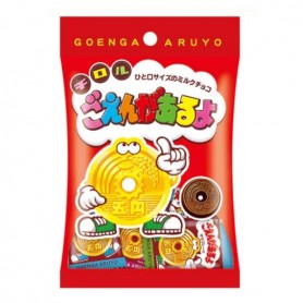 Tirol Choco, Confezione di Cioccolato a Forma di 5 Yen, 33.6g