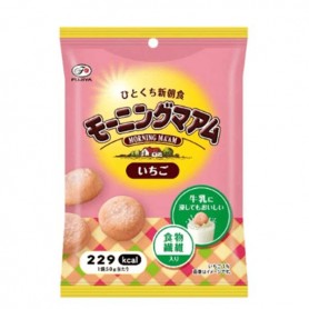 Fujiya Biscotti Soffici alla Fragola con Fibre alimentari, 50g