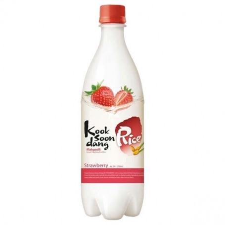 Vino di Riso Makkoli alla Fragola 750ml(3% Vol.), Kooksoondang