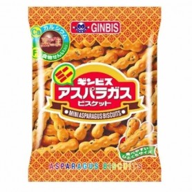 Mini Biscotti agli Asparagi dal gusto di Sesamo Nero, Ginbis, 65g