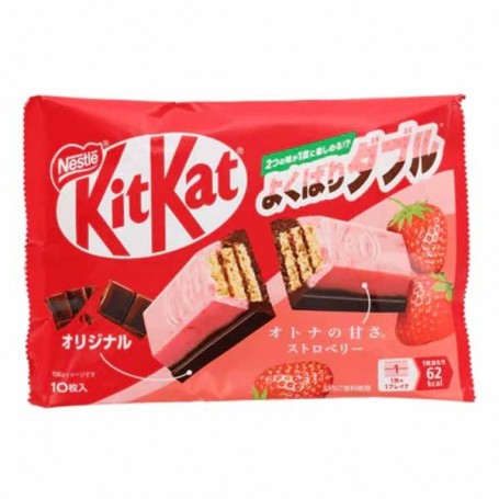 Nestle KitKat Yokubari al gusto Originale e Fragola, 116g