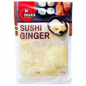 Zenzero Bianco per Sushi 120 g, Inaka