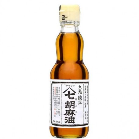 Olio di sesamo Giapponese Medio Scuro 340 ml, Kuki Brand