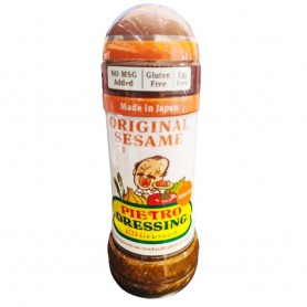 Salsa Dressing Goma Piccante aromatizzato al Sesamo (Senz
a Glutine, Uova e MSG) 280 ml, Pietro