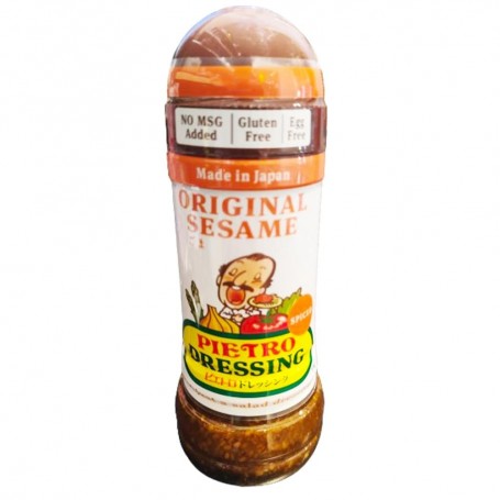 Salsa Dressing Goma Piccante aromatizzato al Sesamo (Senz
a Glutine, Uova e MSG) 280 ml, Pietro
