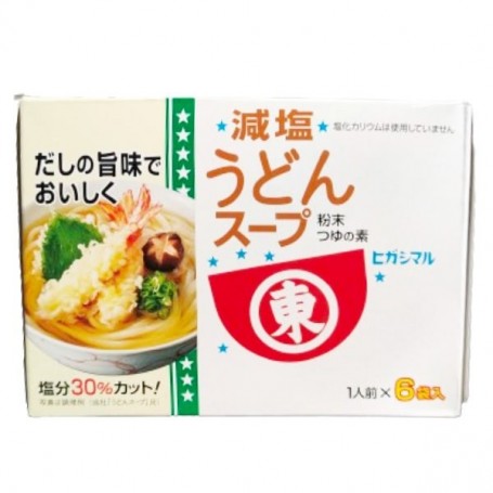 Brodo per Udon Meno Salato 6 buste 48g, Higashimaru