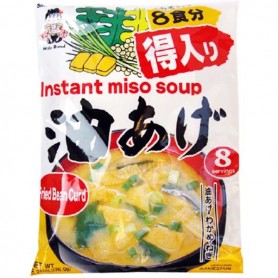 Zuppa di Miso con alga e mini tofu fritti 156g(8 Porzioni), Miko