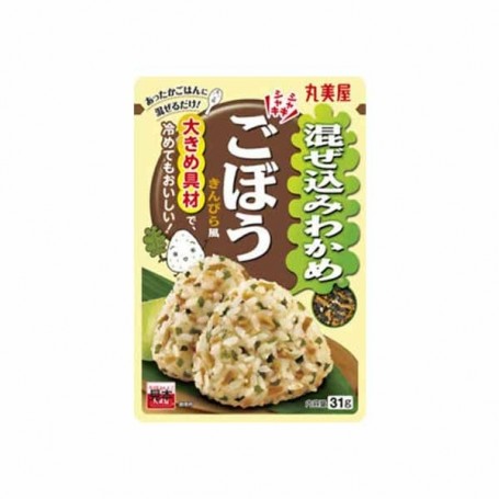 Furikake di Radice Gobo e Wakame 31g, Marumiya