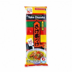 Sake Chazuke con Salmone (6 Portate) 37.2g, Nagatanien