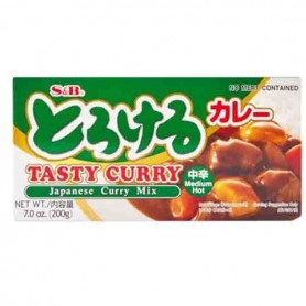Curry Giapponese S&B Gusto Med Hot
