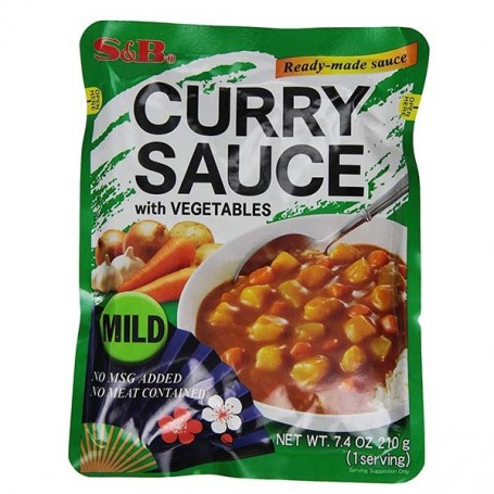 Curry Istantaneo Con Verdure Leggermente Piccante 210g, SB