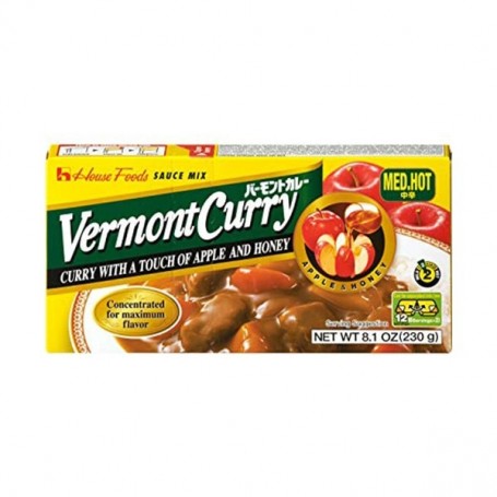 Vermont curry medio piccante con mela e miele 230g, House