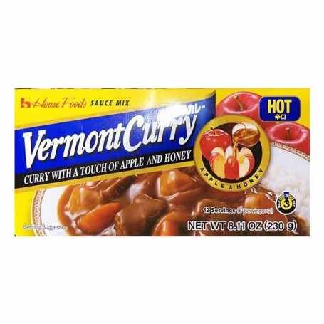 Vermont curry medio piccante con mela e miele 230g, House