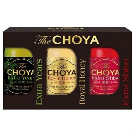 Set Choya 3 Gusti: Classico, Shiso e Miele 50 ml X 3 Bottigliette