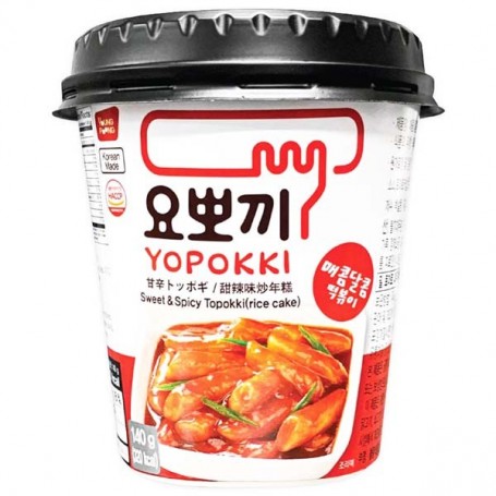 Tteokbokki Coreano Istantaneo in Coppa, 140 g, Yopokki