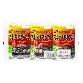 Snack di Alghe Condite al Kimchi Piccante leggero, Happy