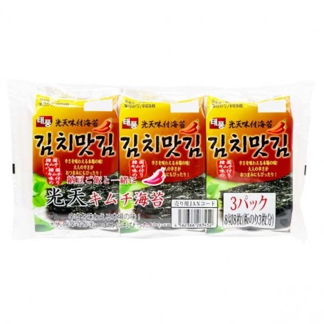 Snack di Alghe Condite al Kimchi Piccante leggero, Happy