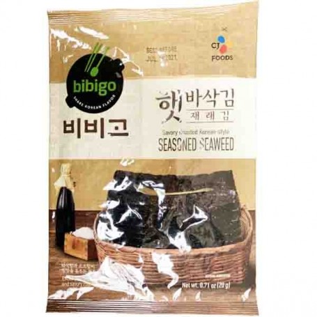 Alga Arrostita Condita (20g x 4 Porzioni) 80g, Cj Bibigo 
