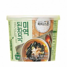 Zuppa di Miso Doenjang Istantaneo con Alghe, Hearty Spoon - 16 g