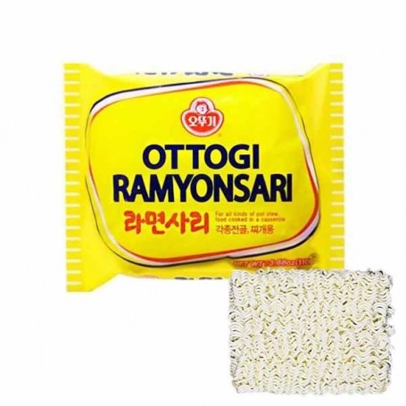 Ottogi Ramen Coreano senza condimento. Ramen sari 110g