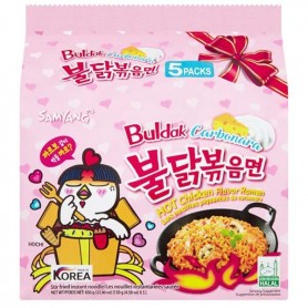 Ramen Buldak al Pollo e Carbonara PICCANTE (5 Pacchetti), Samyang