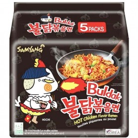Ramen Buldak al Pollo PICCANTE (5 Pacchetti), Samyang