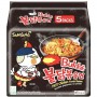 Ramen Buldak al Pollo PICCANTE (5 Pacchetti), Samyang