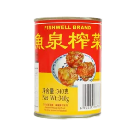 Zhacai Intero Sichuan Gambo di Senape conservato 340 g, Fishwell Brand
ù