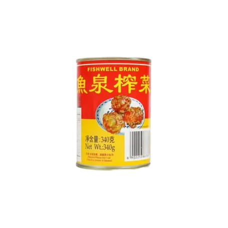 Zhacai Intero Sichuan Gambo di Senape conservato 340 g, Fishwell Brand
ù