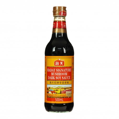 Salsa di Soia Scura ai Funghi Contraddistinta 500 ml, Haday