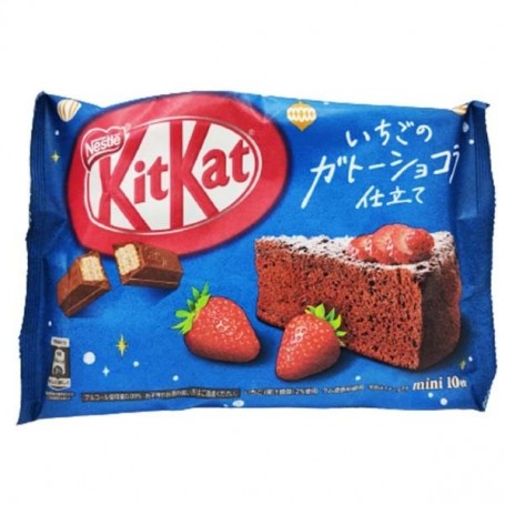 Kitkat al gusto di Torta di Cioccolato e Fragola (10 monoporzioni)