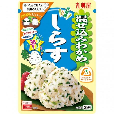 Furikake di Alghe Wakame e Bianchetti 29g, Marumiya