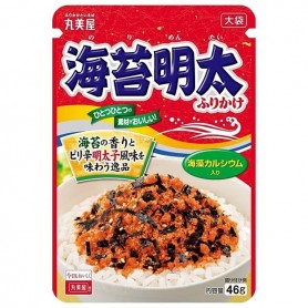 Furikake Condimento di Riso con Alga Nori e Merluzzo Piccante Rosa 20g, Marumiya